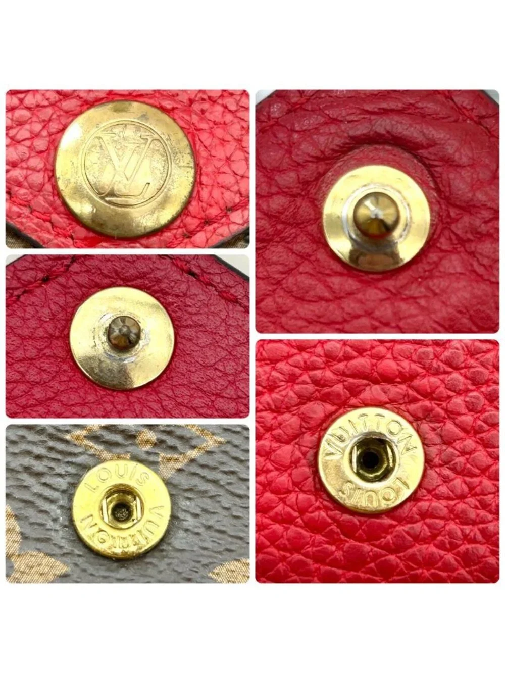 Louis Vuitton Portefeuille Double Compact Folded Wallet